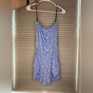 Forever 21 Women’s Strapless Romper with Pockets